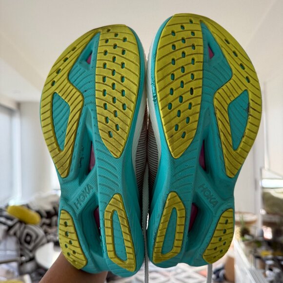 (36 miles) Hoka Mach X 2 - Size Women's 7 - white, turquoise - Picture 5 of 5